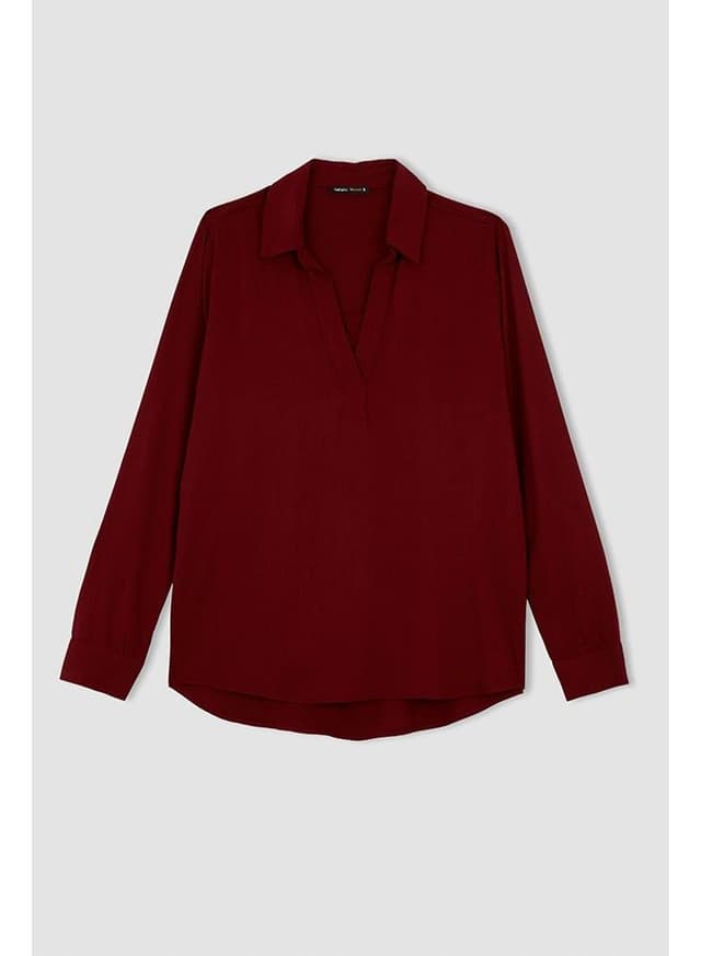 woman-bordeaux-long-sleeve-blouse-bordeaux